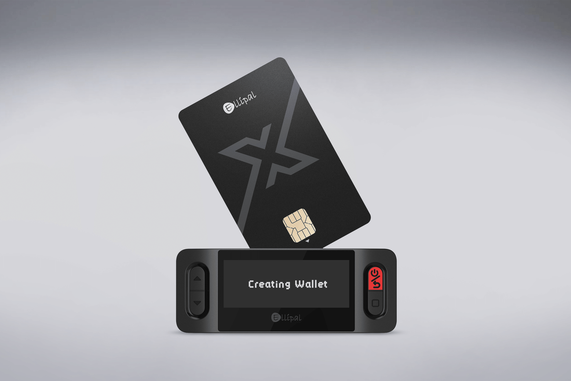 ELLIPAL X Card crypto cold wallet creating wallet